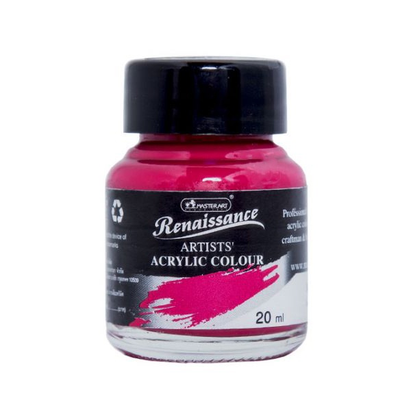 Màu Acrylic Renaissance 20ML Màu Hồng Tím Magenta #106