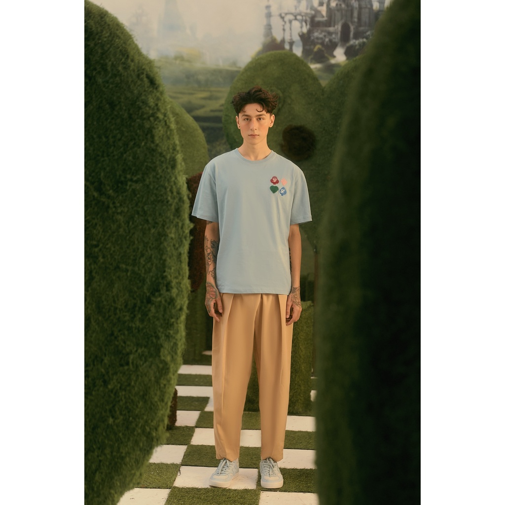 BLANKESPACE Quần Dài Ống Xuông Chubb Pants Vải Cotton Sợi Chéo Thời Trang Nam Nữ Unisex