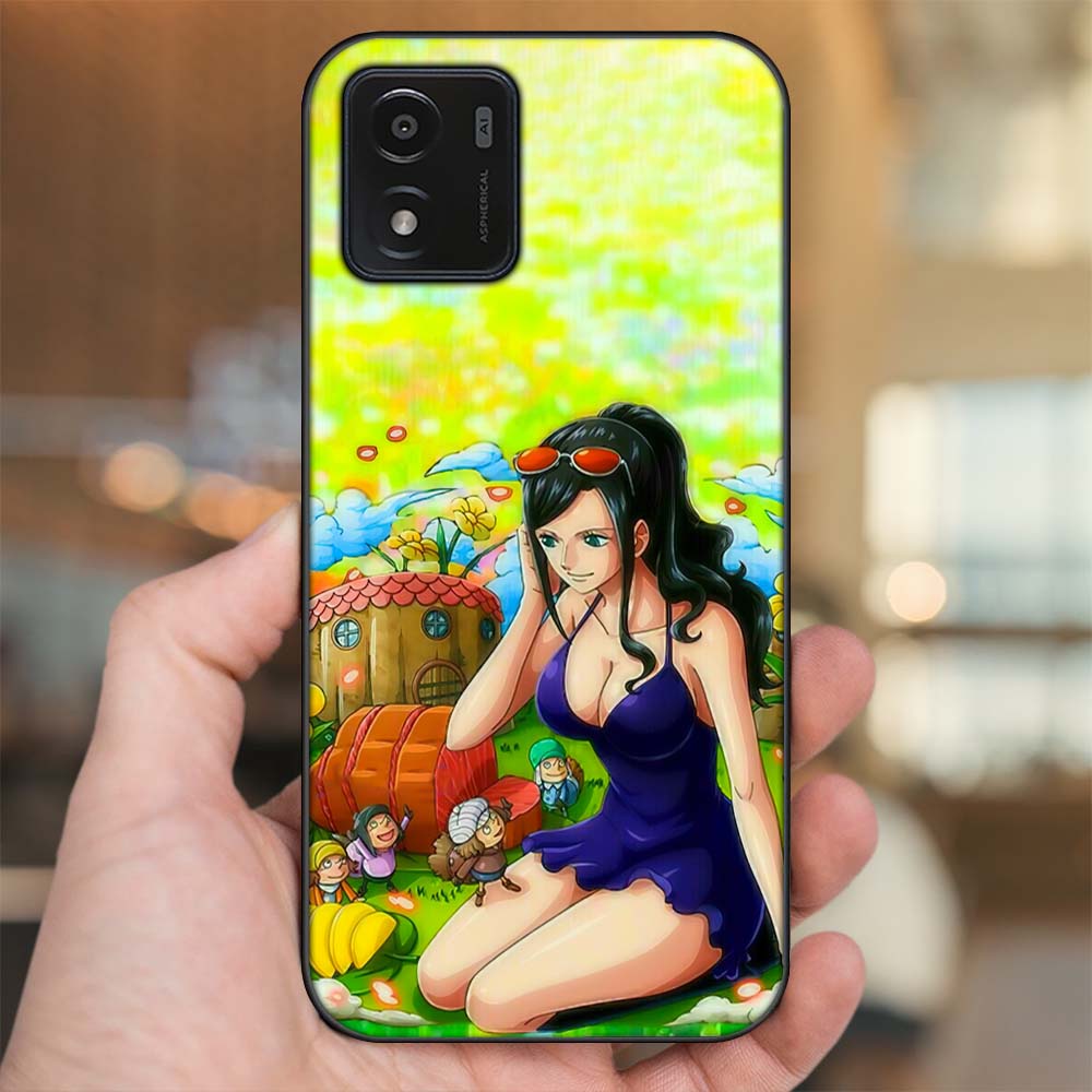 Ốp lưng Vivo Y01 viền đen in hình Nico Robin One Piece Đảo Hải Tặc