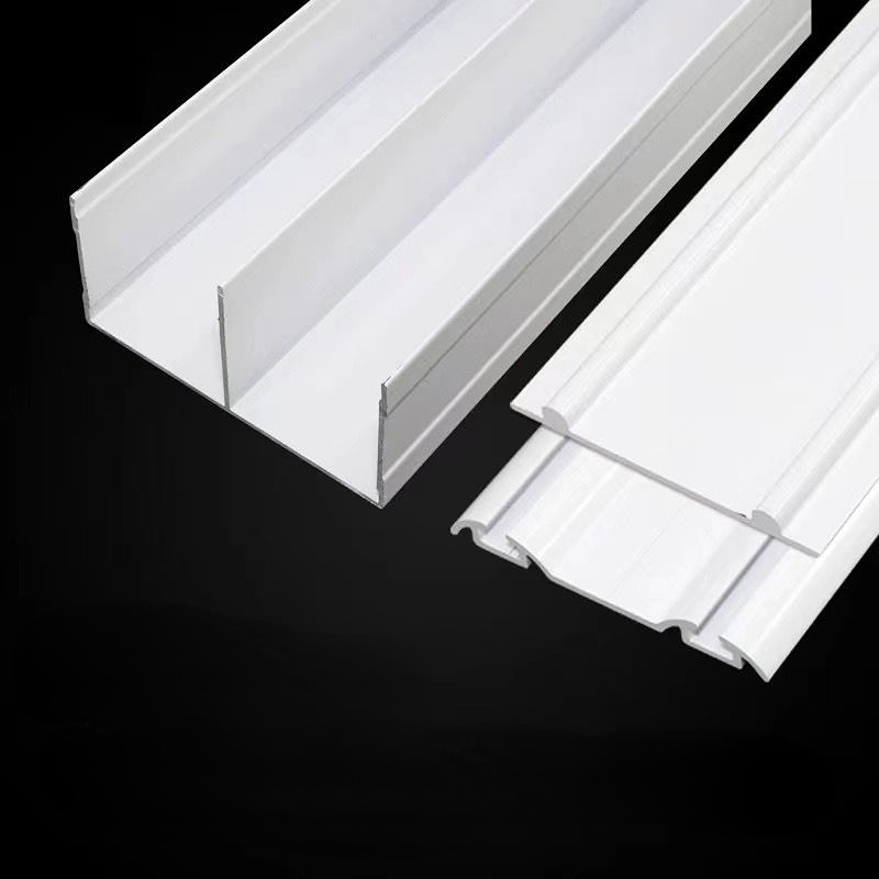 Đường ray dẫn hướng mở rộng cửa trượt dày không rãnh rãnh đường ray cửa đôi đường ray trượt cửa trượ