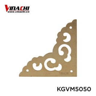 Ke góc vuông hoạ tiết vàng nhạt  - Bộ 4 cái