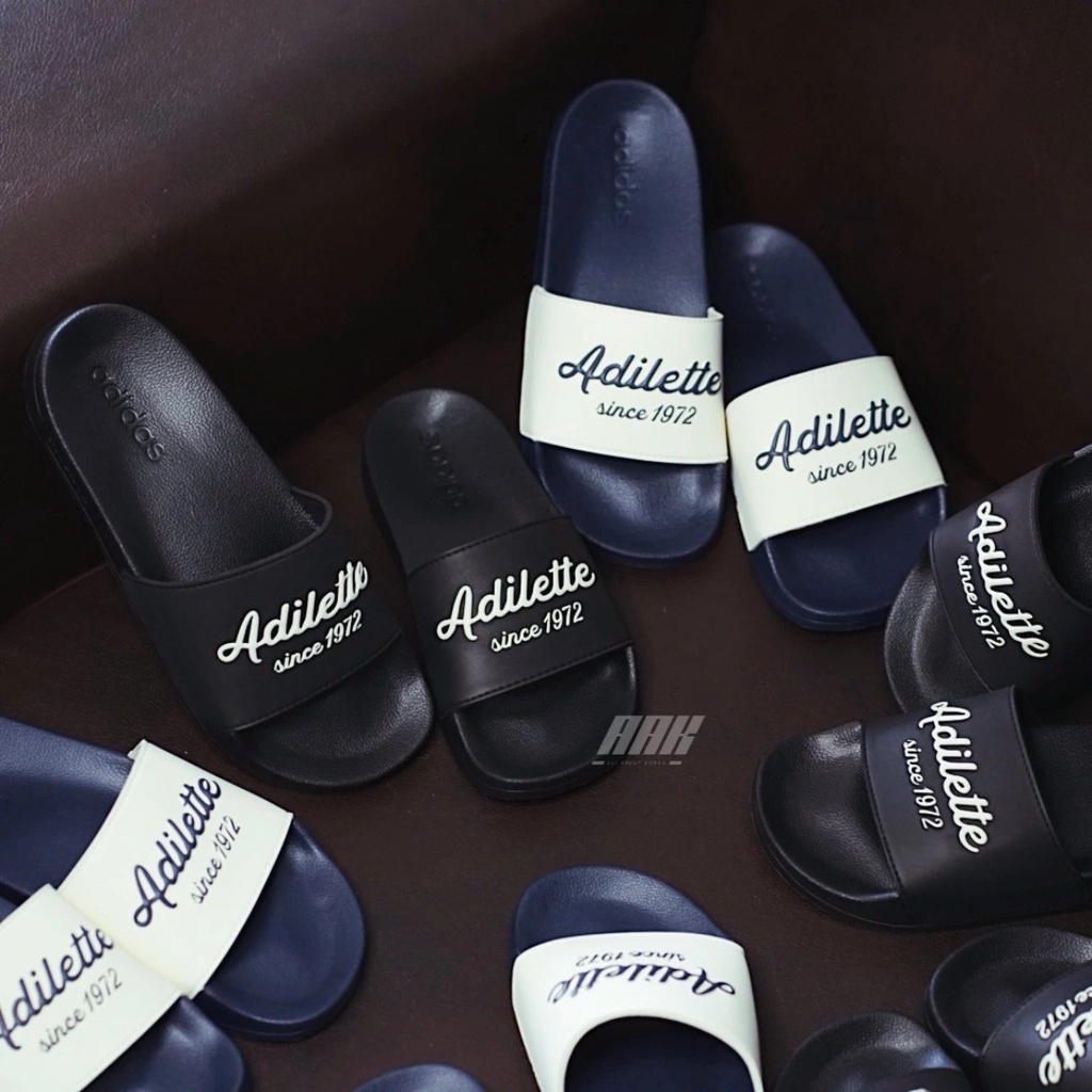 Dép Adidas Adilette Shower Since 1972 Slides  Màu Đen | PiuPiu Authentic