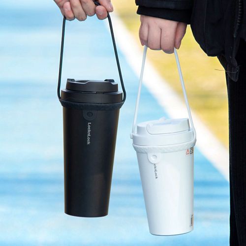 ✔Túi Đựng Bình Nước Tiện Lợi Chất Lượng✔ Giá Đỡ Cốc Thủy Tinh Lock & Lock Bằng Silicone Chống Bỏng Tiện Dụng