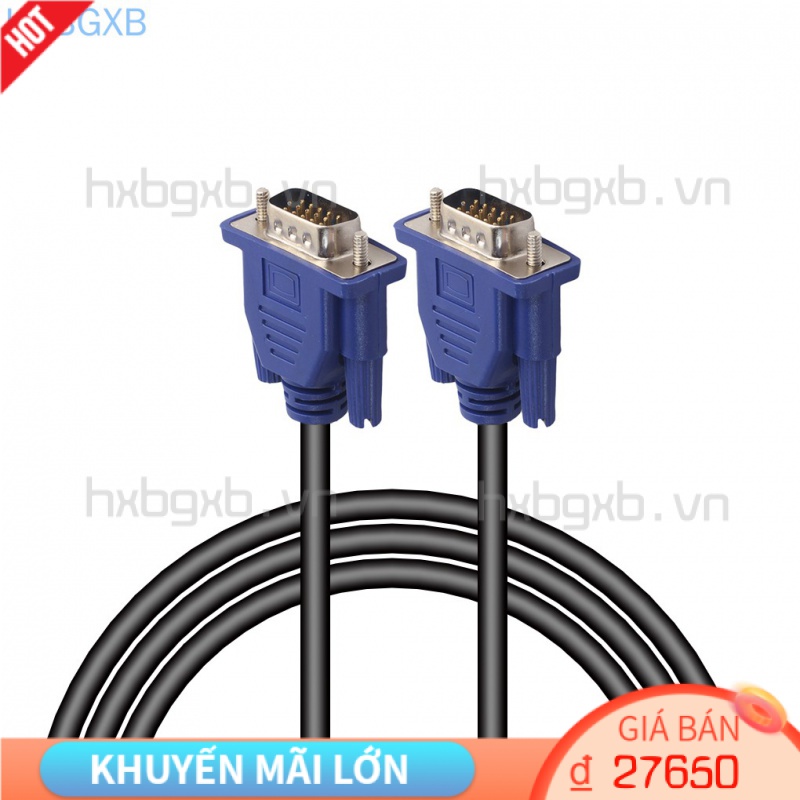 Cáp Vga Hxbg - Hd 15 chân cho màn hình máy tính máy chiếu Lcd