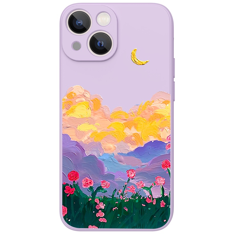 Ốp lưng JURSUE mềm chống sốc hình dễ thương đẹp độc lạ Cho iPhone 14 13 12 11 Pro Max SE 2020 X XR XS 8 7 ip 6S 6 Plus Y2780