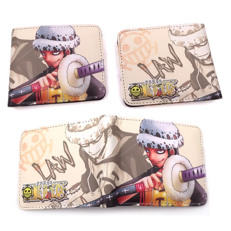 Ví Ngắn Đựng Tiền Xu 80% In Hình Nhân Vật Luffy Chopper Ace Zoro Trong Phim Hoạt Hình One Piece Độc Đáo