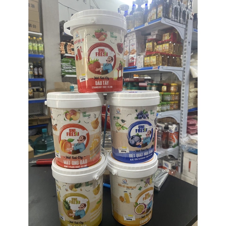 Mứt trái cây Uni fresh 950g