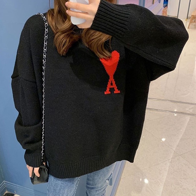 IELGY IELGY Áo sweater Dệt Kim Dáng Rộng Kiểu Dáng Ngọt Ngào Dễ Phối Đồ Cho Nữ