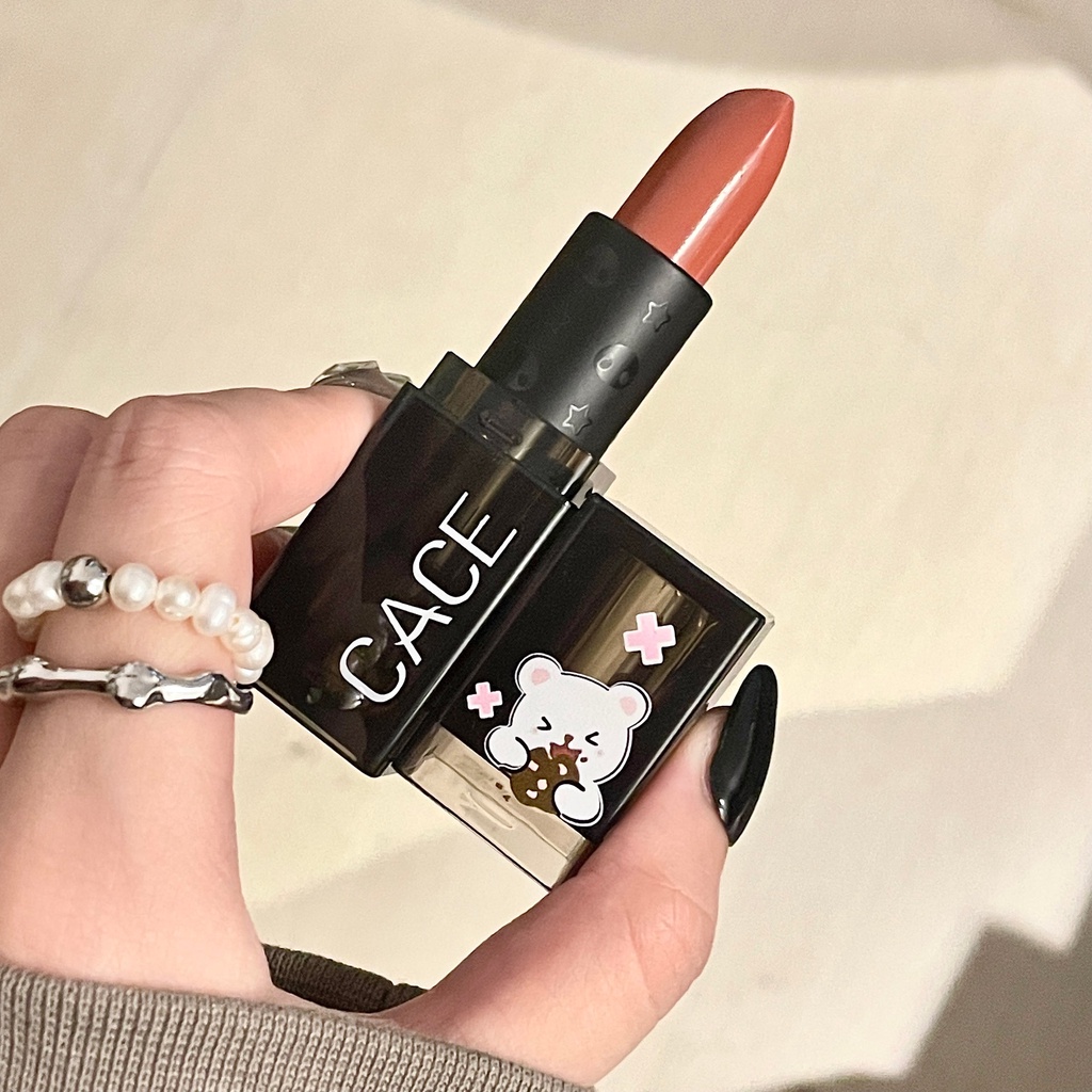 Son Lì Lâu Trôi Chống Thấm Nước Chống Dính Cốc Thiết Kế Vỏ Hình Hành Tinh Dễ Thương Dành Cho Nữ