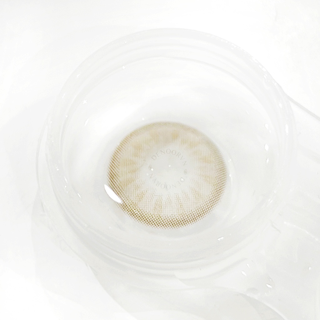 Chic - Lens Nâu Trà Sữa Giãn Nhẹ Hot Tiktok - Silicone Hydrogel Siêu Êm - Chính Hãng Hàn Quốc - DeNOOR