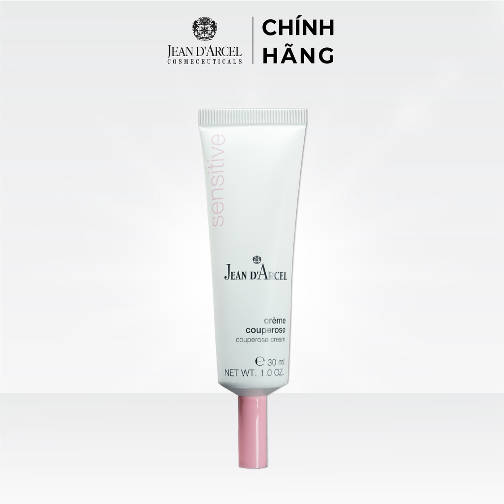 J118 Kem dưỡng cho da nhạy cảm, giảm đỏ da và giảm giãn tĩnh mạch Sensitive - Couperose Cream 30ml - Jean d'Arcel