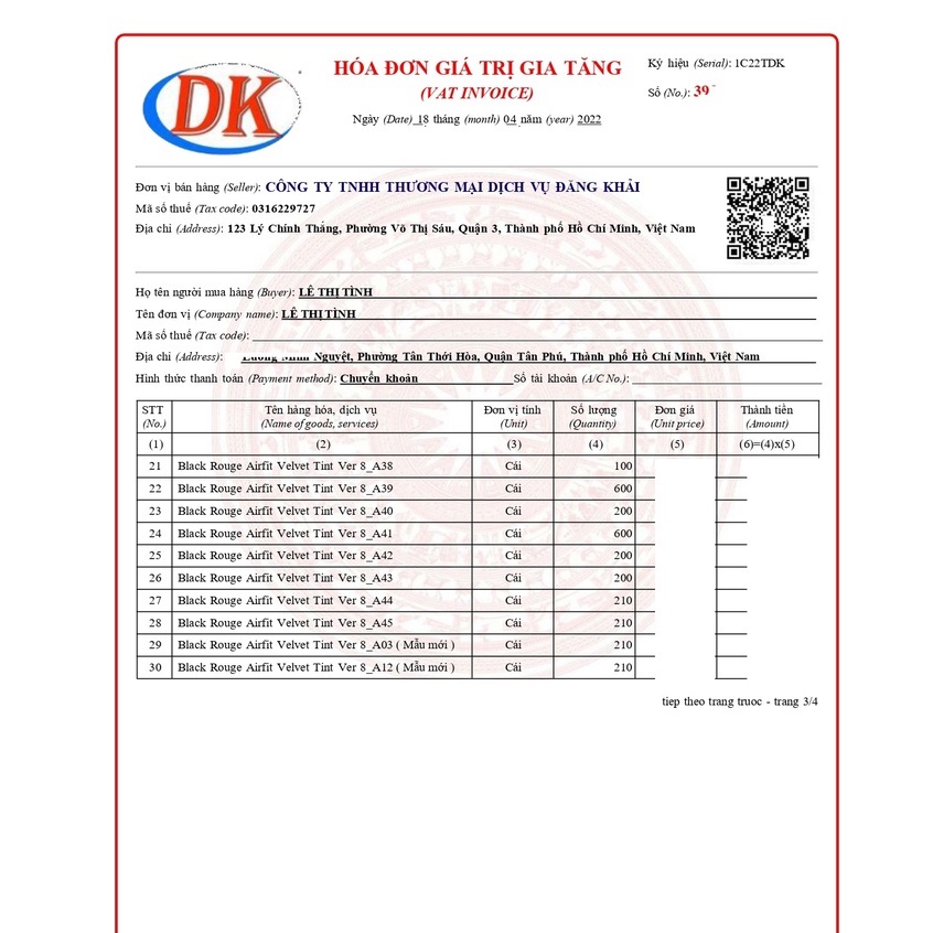 Son Kem Lì Black Rouge Air Fit Velvet Tint