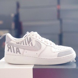 Giày -Nike Air Force 1 low Under Construction White, size 41, real 2hand