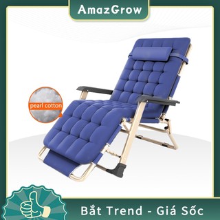 Ghế gấp xếp thư giãn đa năng, ghế văn phòng, ghế ngủ trưa, ghế gấp gọn khung thép chắc chắn