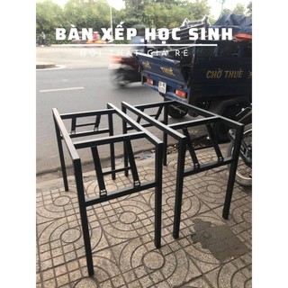 Chân Bàn làm Việc Xếp Gọn Chân  Sắt Sơn Tĩnh Điện