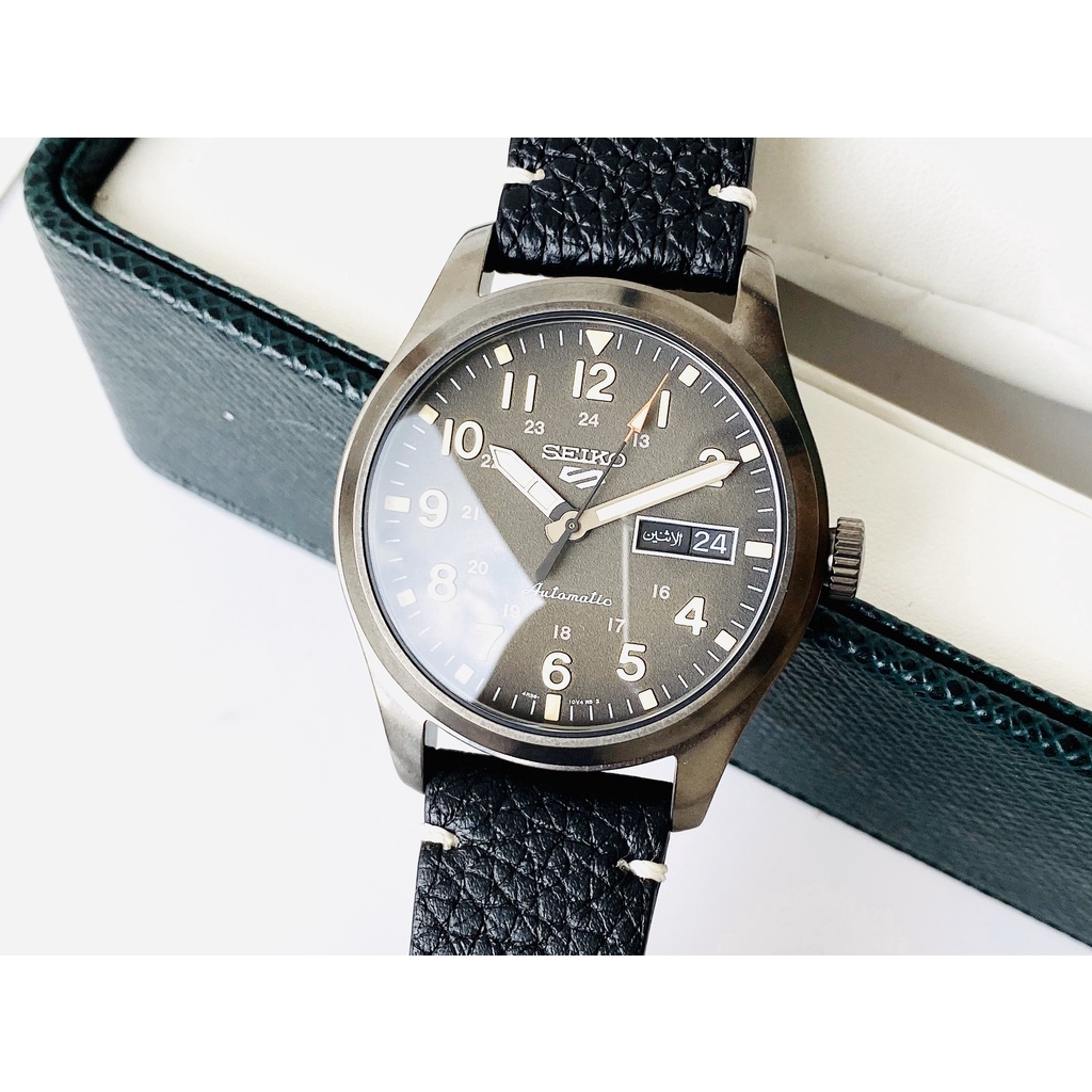 Đồng hồ nam dây da Seiko 5 Field Specialist Automatic SRPG41K1