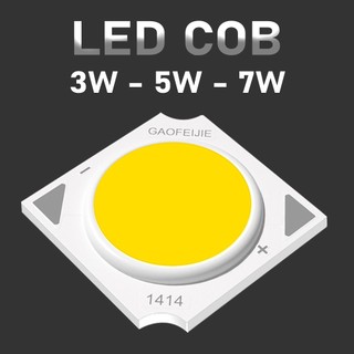 Bóng đèn led, chip led nhân cob 3w/5w/7w/9w/12w/15w/18w/20w, ánh sáng 3000k/4500k/6000k