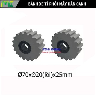 Bánh xe tì phôi máy dán cạnh
