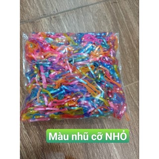 [HCM] THUN CỘT TÓC ĐEN VÀ NHIỀU MÀU ĐỦ SIZE (100 gr)