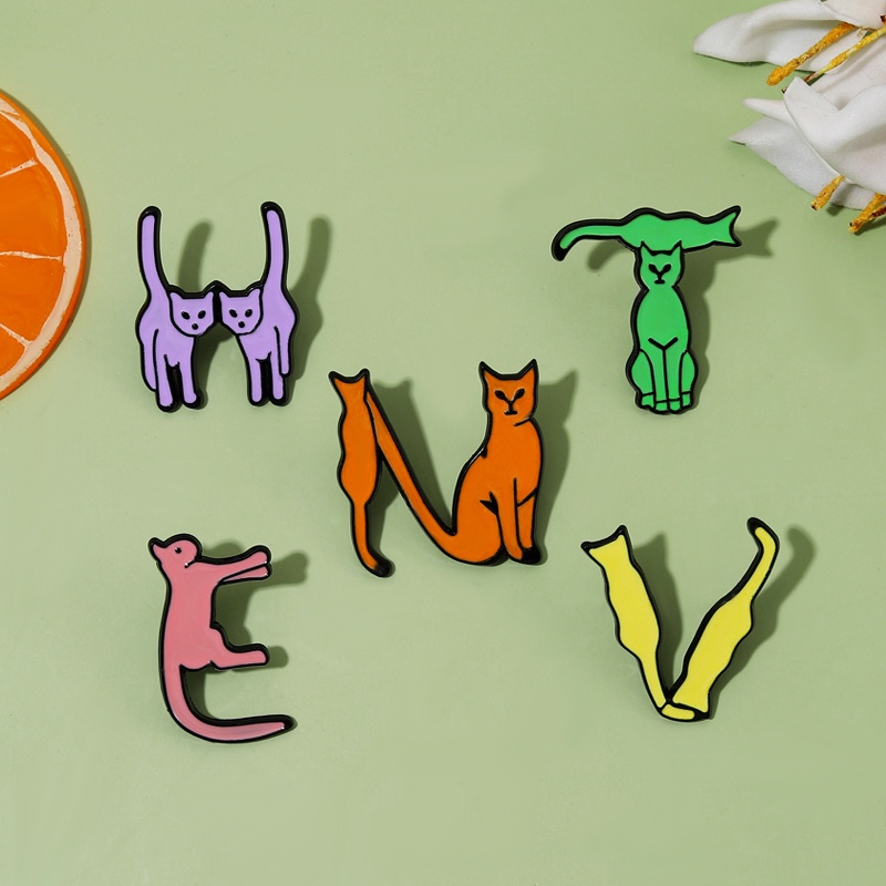 Huy Hiệu Cài Áo Hình Mèo Đáng Yêu