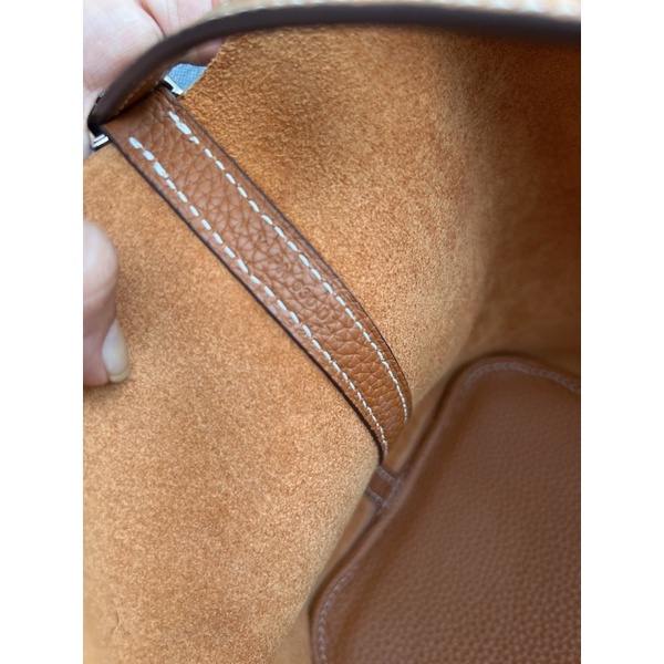 Túi xách HM bản khâu da nhập khẩu size 23