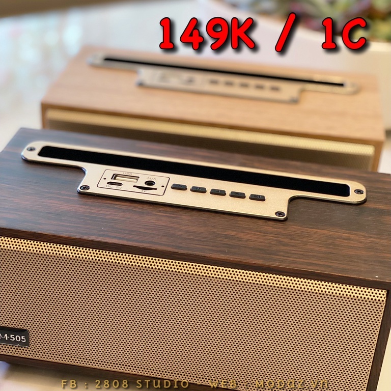Giá chỉ 149K / 1C Loa Bluetooth tiếng bass mạnh XM505 âm trầm cực hay