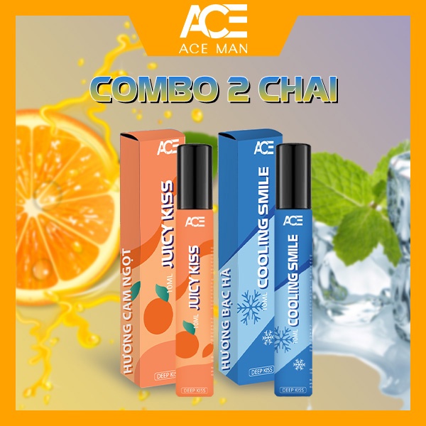 Xịt thơm miệng kissing spray ACEMAN nam nữ 10ml hương vị tự nhiên the mát | BigBuy360 - bigbuy360.vn