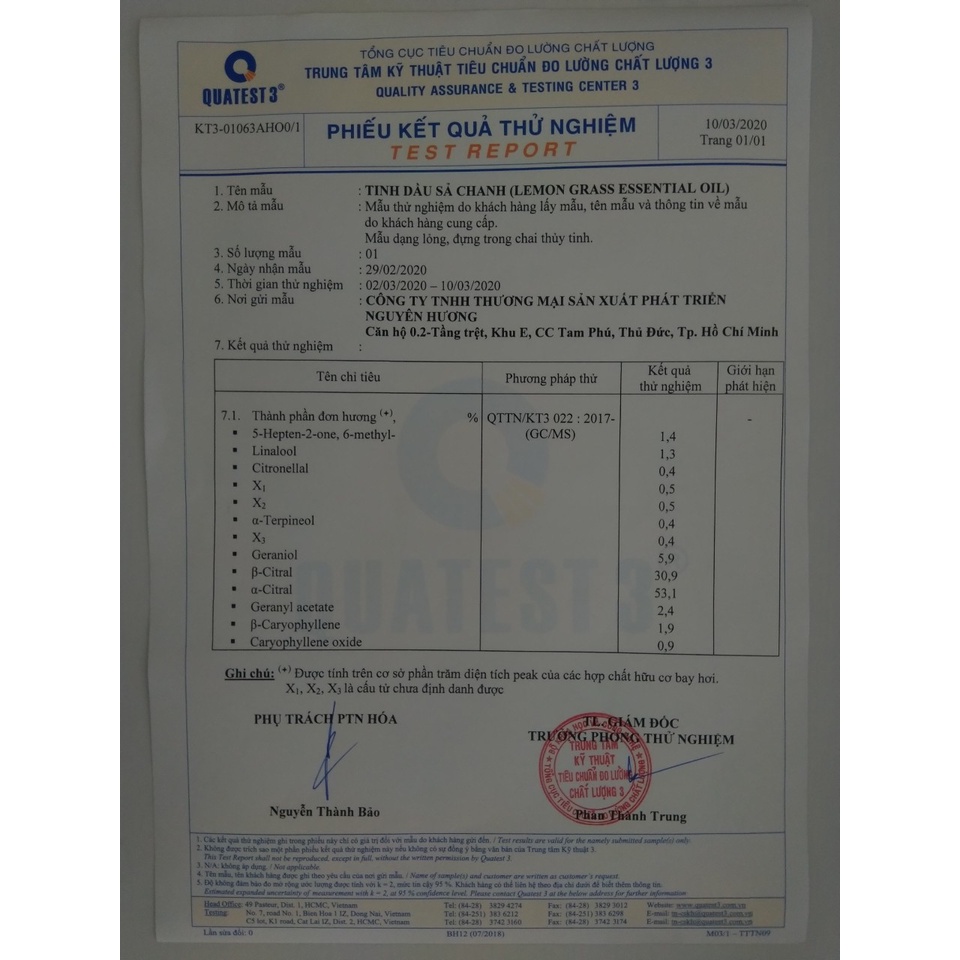 Tinh Dầu Sả Chanh Nguyên Chất Xông Phòng Đuổi Muỗi |nhập khẩu Ấn Độ|Thương Hiệu Tinh Dầu Nguyên Hương