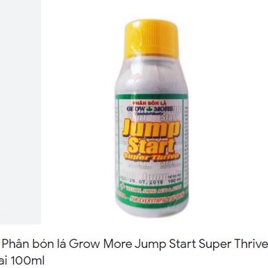 Phân bón lá Grow More Jump Start Super Thrive 100ml + VITAMIN, AMINO ACID & AUXIN FOR EVERYTHING YOU GROW