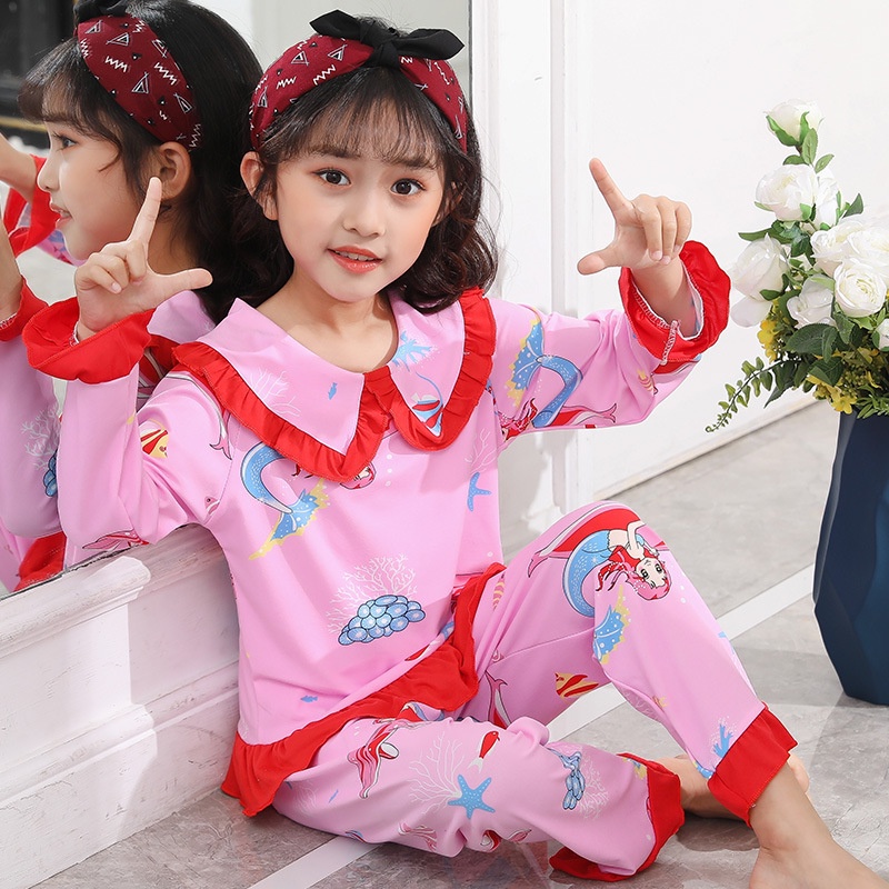 CATIMINI Bộ Đồ Ngủ Tay Dài In Họa Tiết Dễ Thương Cho Bé Gái