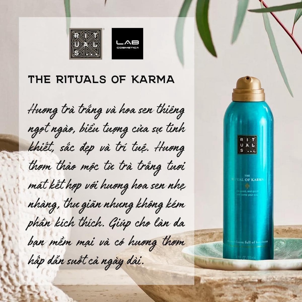 Sữa tắm tạo bọt cao cấp Rituals Foaming Shower Gel 200ml