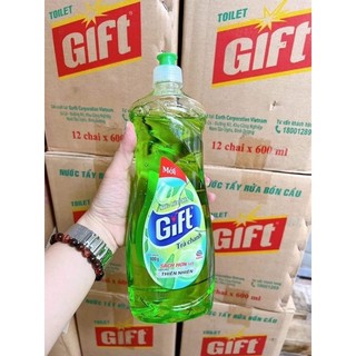 Nước rửa chén Gift 800ml trà xanh