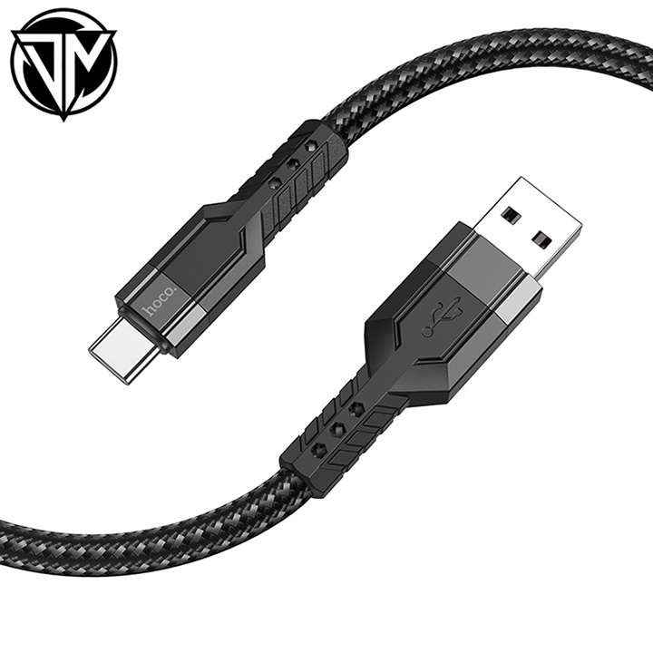 "Cáp sạc nhanh Hoco U110"Dành cho Samsung ,Oppo, vv  Loại cáp to dày, Dây sạc bọc dù