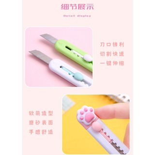 Dao rọc giấy mini gắn charm siêu cute