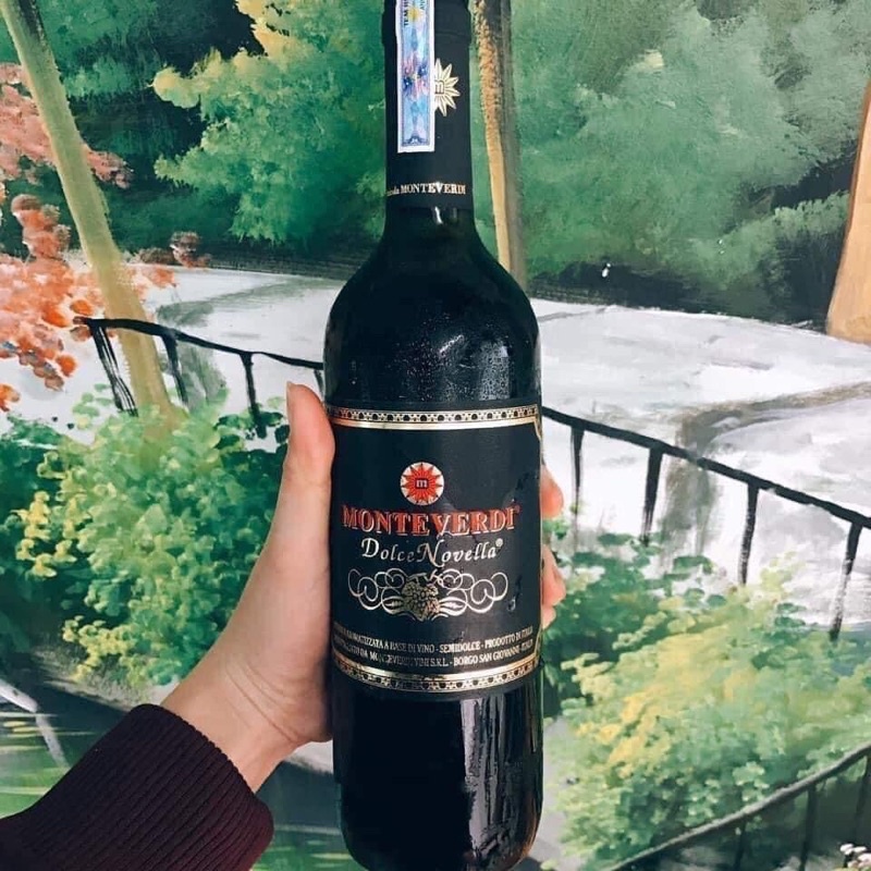 🍇  Vang đỏ, vang ngọt, vang Hoàng đế MONTEVERDI Dolce Novella - Italia
