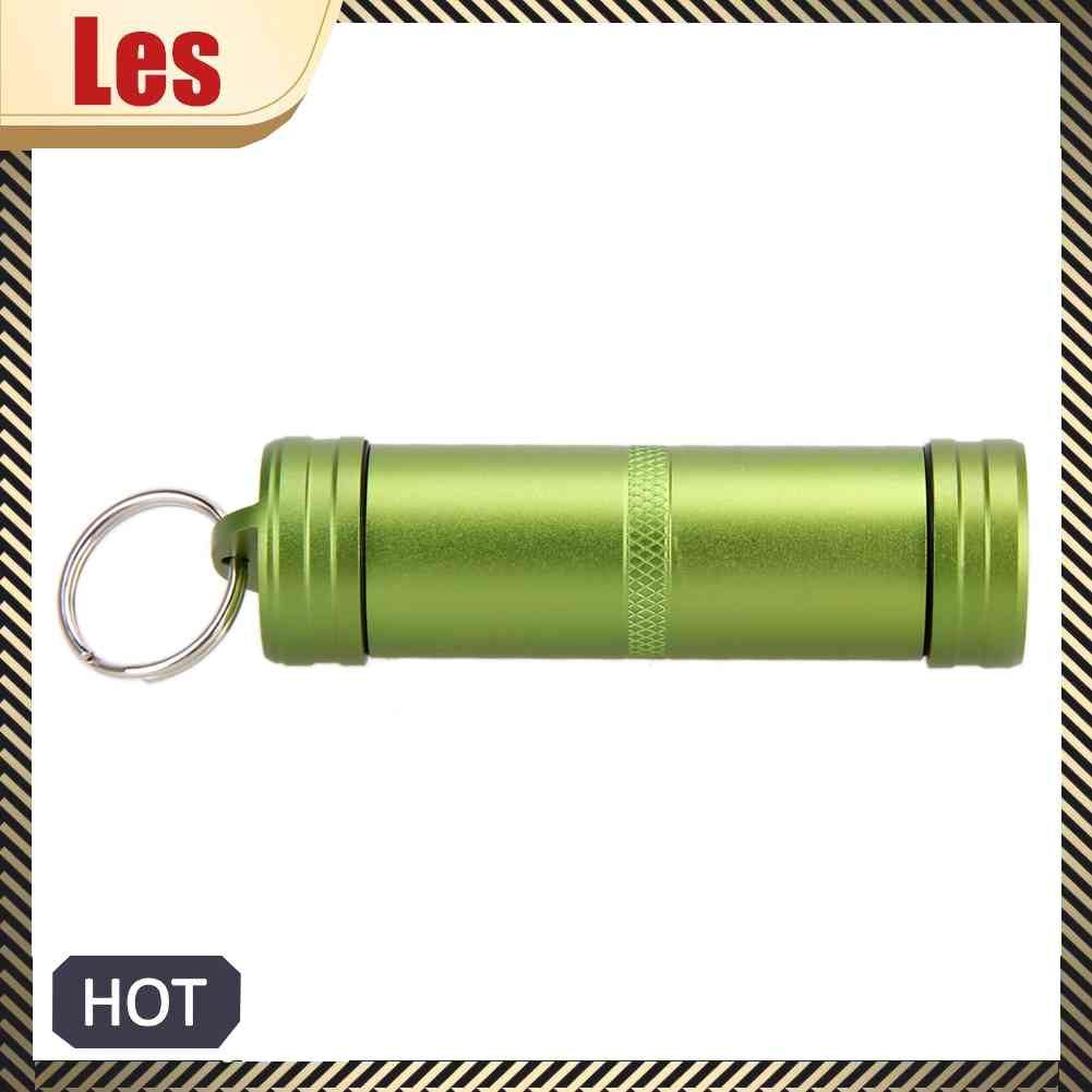 Chai Đựng Thuốc Bằng Hợp Kim Nhôm Chống Thấm Nước Kèm Móc Khóa Tiện Dụng