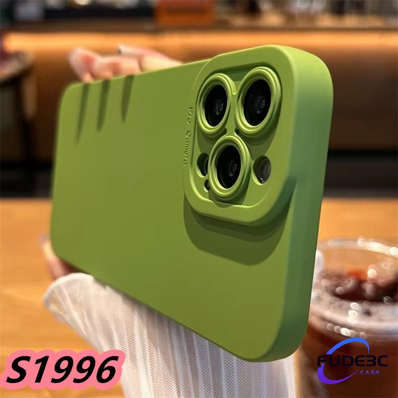 Ốp Điện Thoại Silicone TPU Mềm Màu Trơn Chống Sốc Cho iPhone 11 13 12 Pro Max