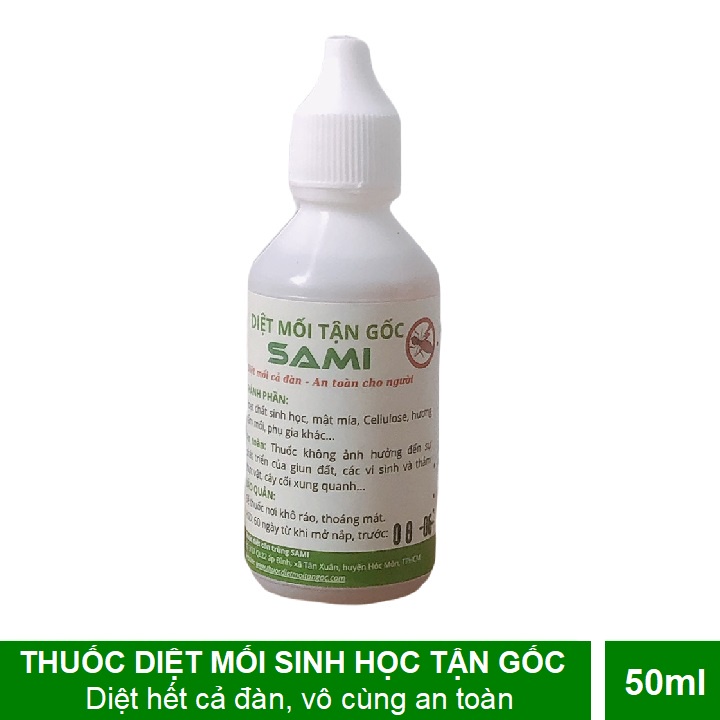 Thuốc diệt mối sinh học SAMI SAMI diệt mối tận gốc không mùi an toàn cho người 50ml