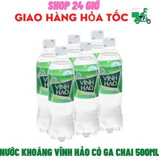 Nước khoáng vĩnh hảo có ga lốc 6 chai