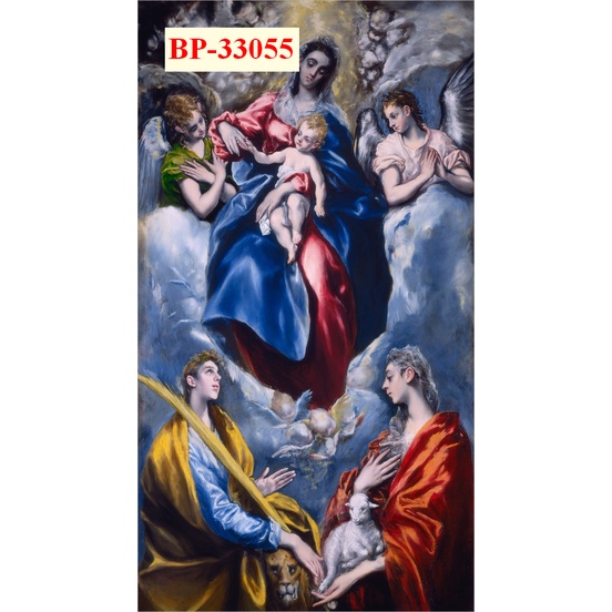 Tranh Tranh Dán Tường Thiên Chúa và cây thánh giá không giới hạn kích thước in