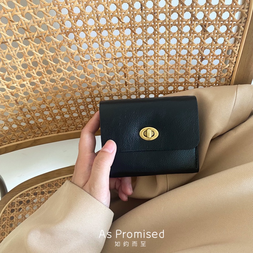 Ví da nữ lót nhung basic cầm tay dạng túi mini Dari 28S-D