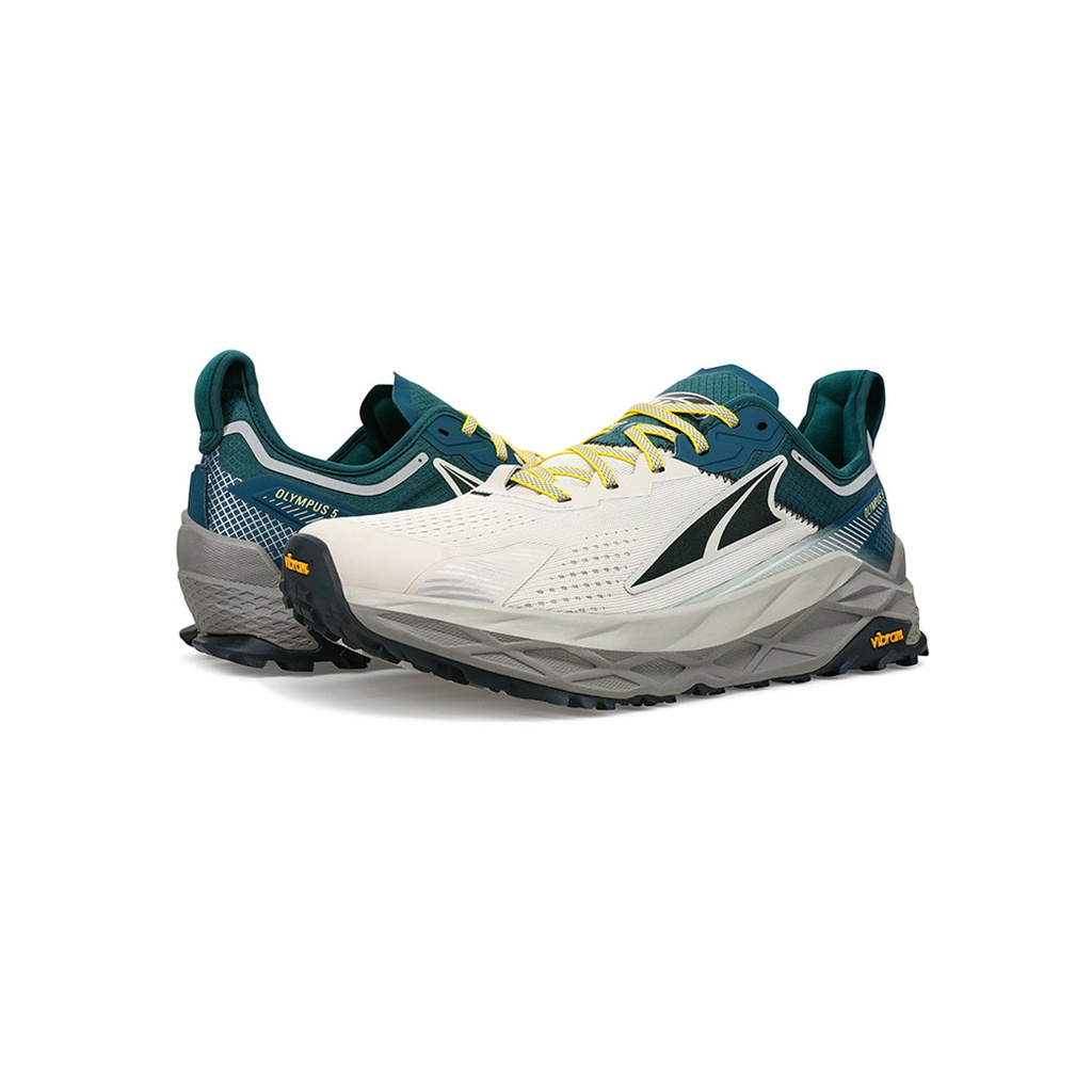 Altra Olympus 5 Man, Giày thể thao, Giày chạy trail, leo núi địa hình chuyên nghiệp màu Gray/Teal