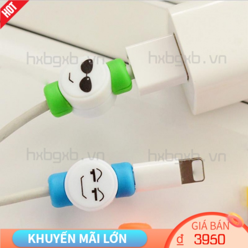 Phụ Kiện Bảo Vệ Dây Cáp Sạc Usb Kiểu Dáng Hoạt Hình Dễ Thương