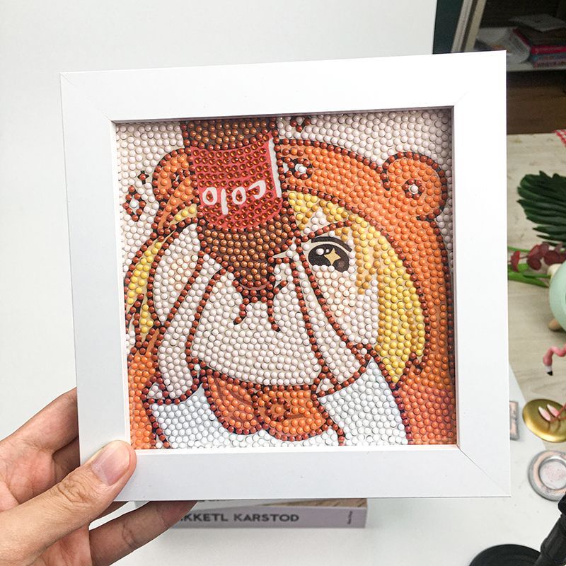 Bộ Tranh Đính Đá Tự Làm Thủ Công diy Dành Cho Bé Gái