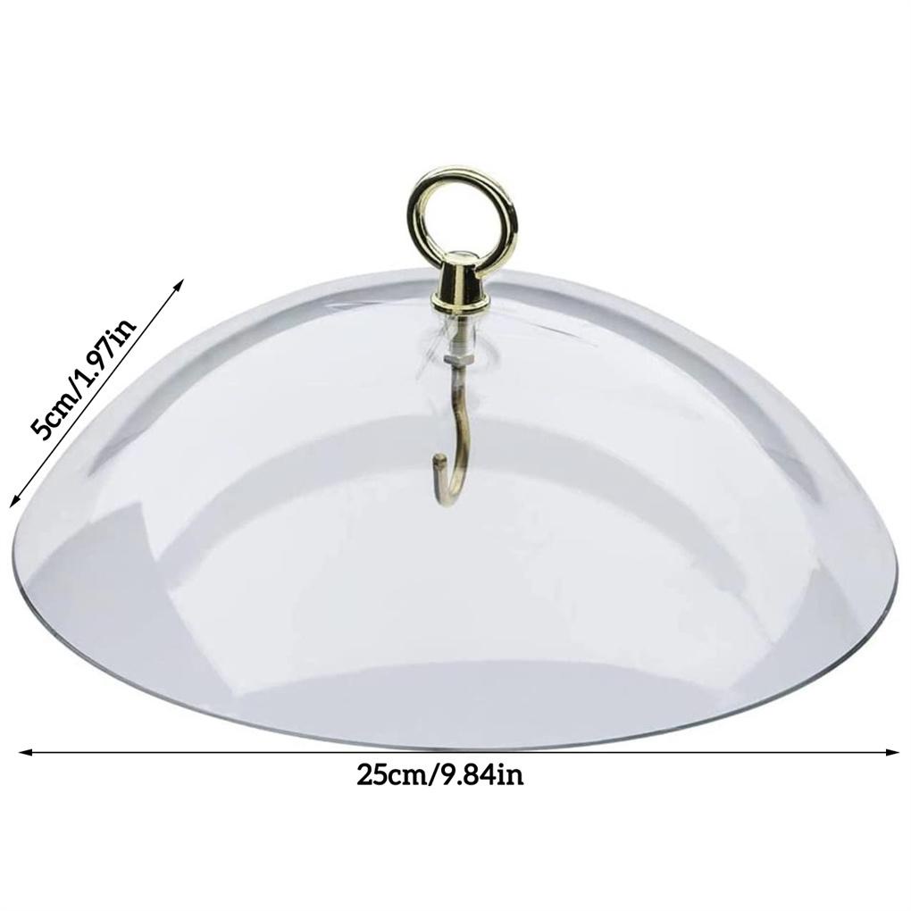 Vỏ Bọc Mái Vòm Chống Thời Tiết Bảo Vệ Thức Ăn Cho Chim Có Móc Treo