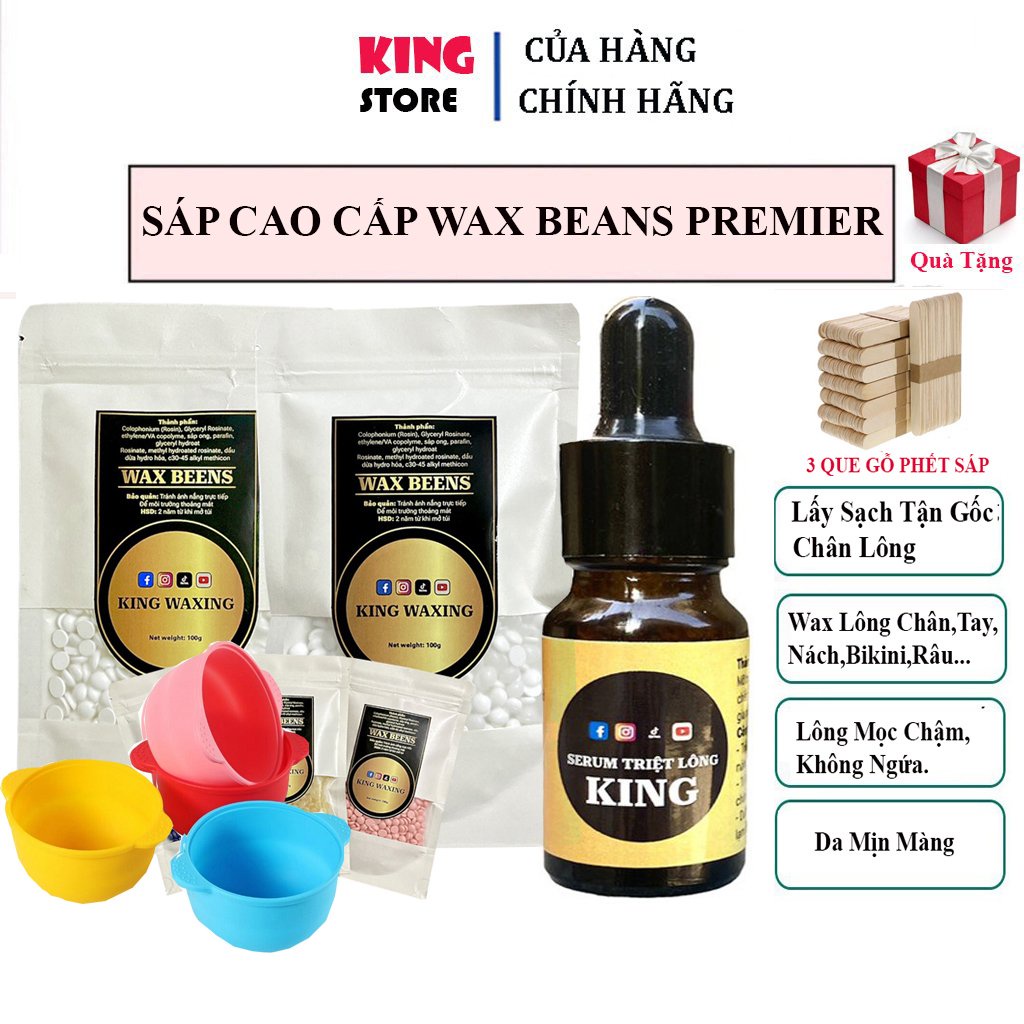 Mua Combo Sáp Wax Lông,Râu + Chén Nấu Sáp + Mỡ Trăn Triệt Lông giá rẻ ...