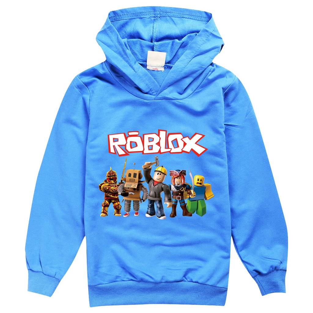 Áo Hoodie Mỏng Tay Dài In Hoạt Hình Dành Cho Bé Trai 8469 roblox