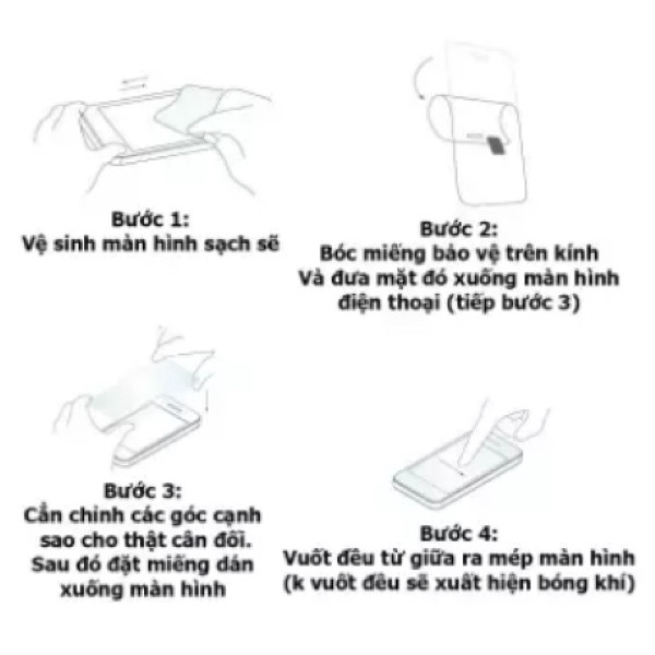 Kính cường lực Vsmart Bee kính full màn hình full keo