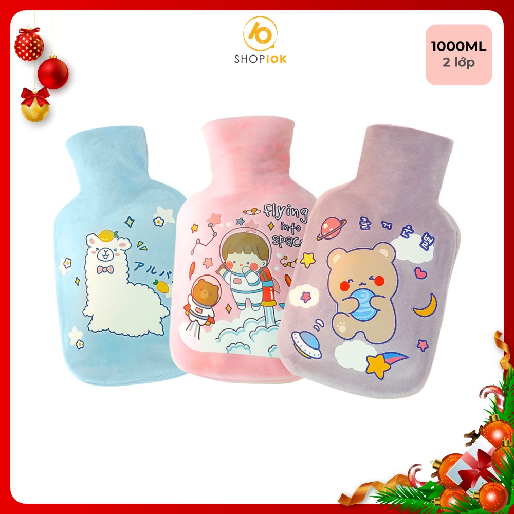 Túi chườm ấm giảm đau bụng ngày đèn đỏ, túi giữ nhiệt cho nữ dung tích 1000ml- SP005300