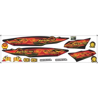 Tem rời wave lửa 110 mẫu mới Hot. Decal Hải Hằng